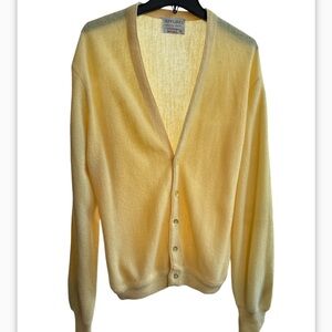 Vintage Jefflinks Lord Jeff Men’s 100% oupont orlon sweater cardigan size L